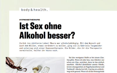 Gabriela Taugwalder Hypnose in der Schweizer Illustrierten