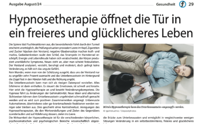 Hypnosetherapie öffnet die Tür in ein freieres und glücklicheres Leben